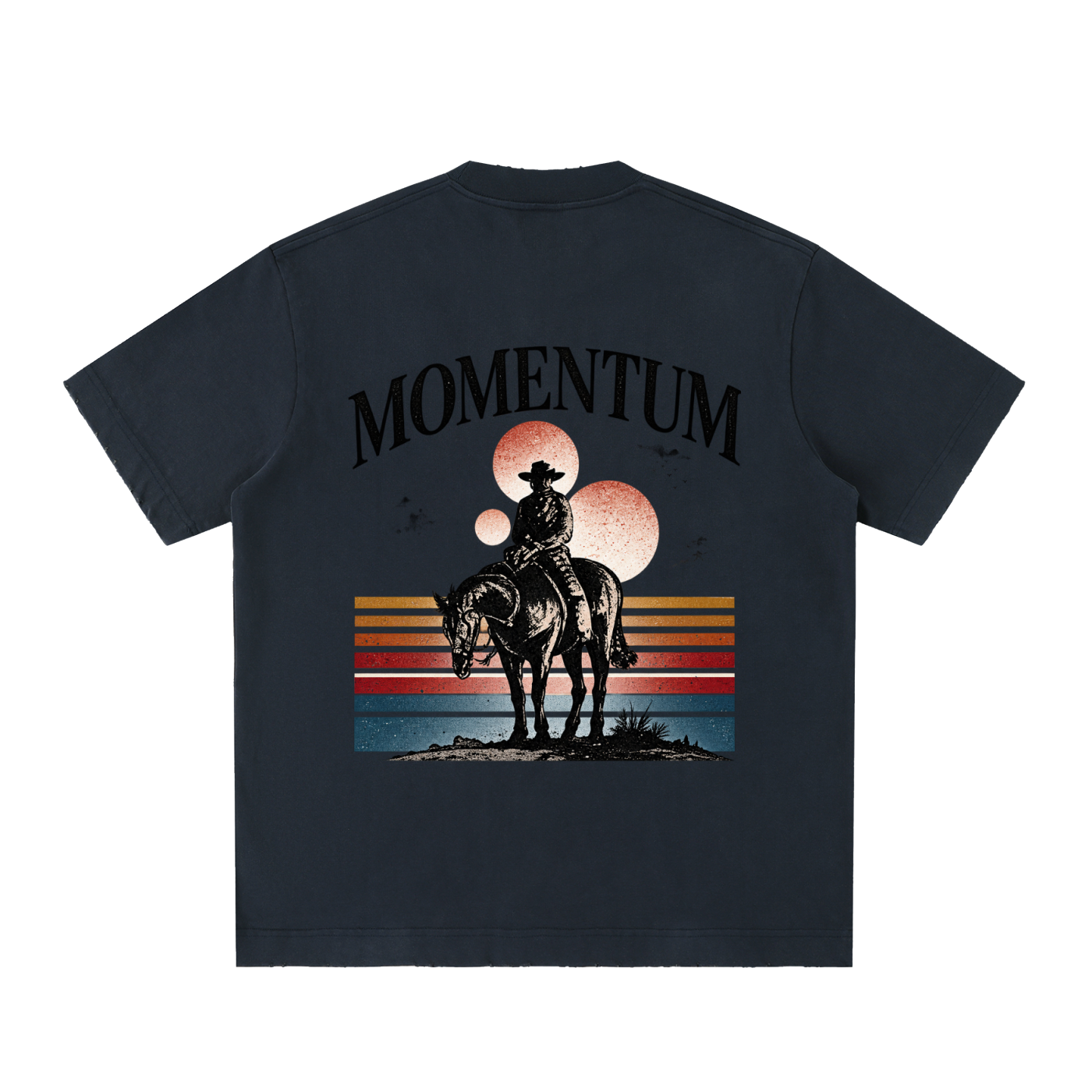 lone ranger - Heavyweight Vintage Washed Frayed T-Shirt