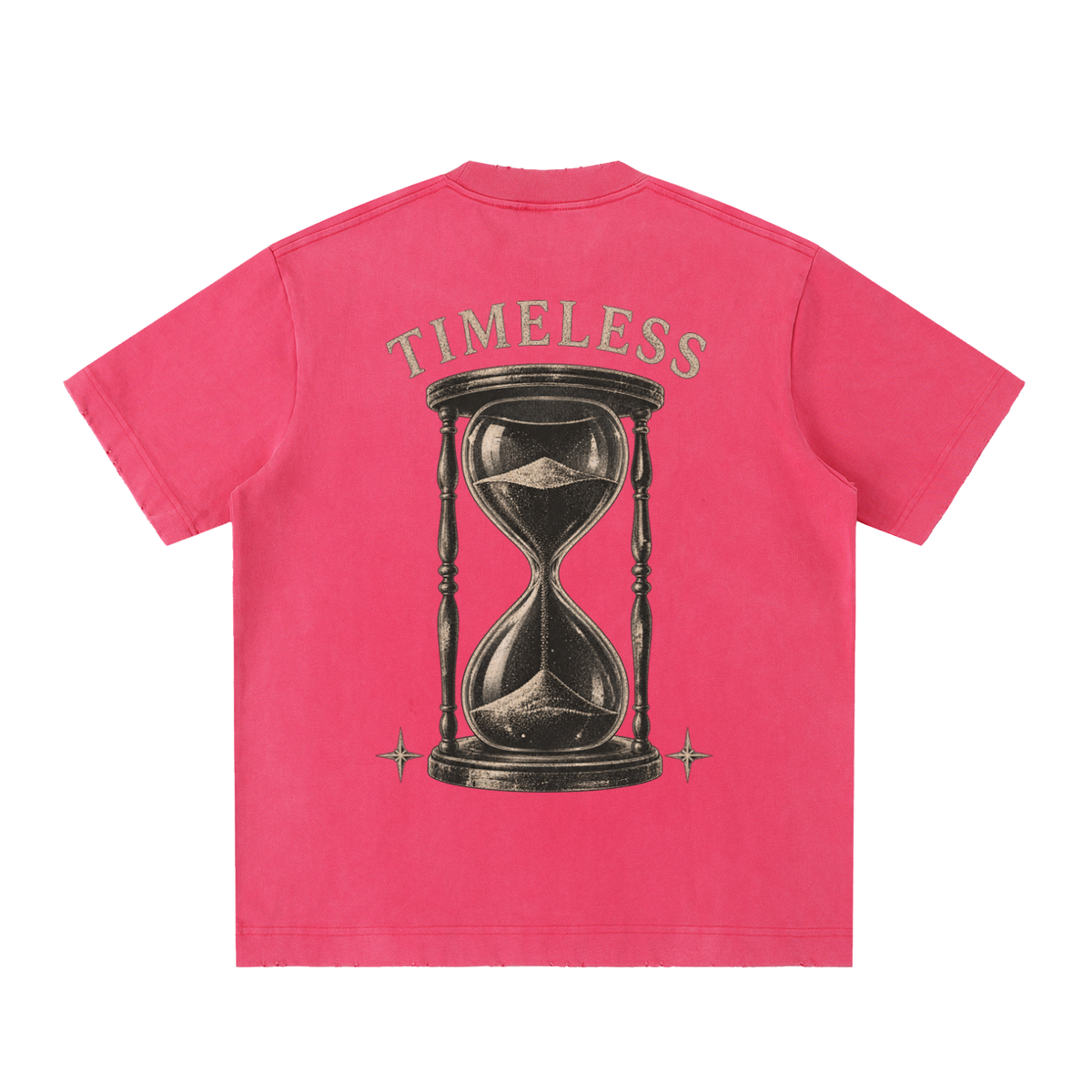 timeless - Heavyweight Vintage Washed Frayed T-Shirt