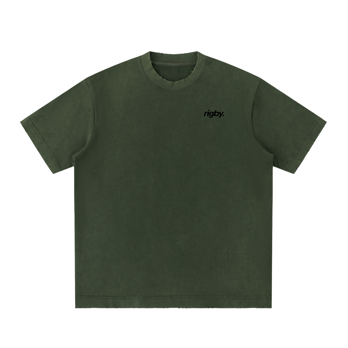 protect the peace - Heavyweight Vintage Washed Frayed T-Shirt