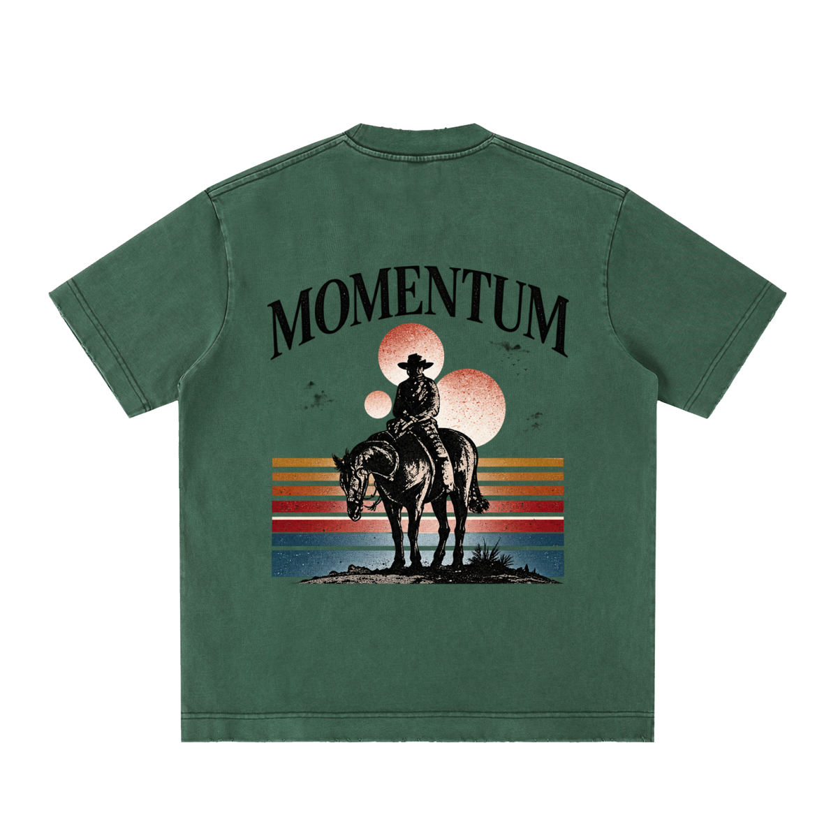 lone ranger - Heavyweight Vintage Washed Frayed T-Shirt