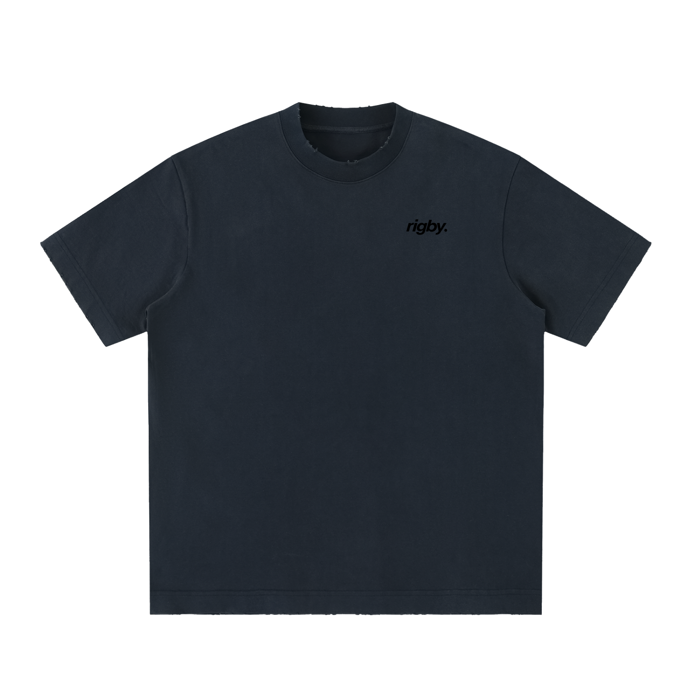 archive - Heavyweight Vintage Washed Frayed T-Shirt