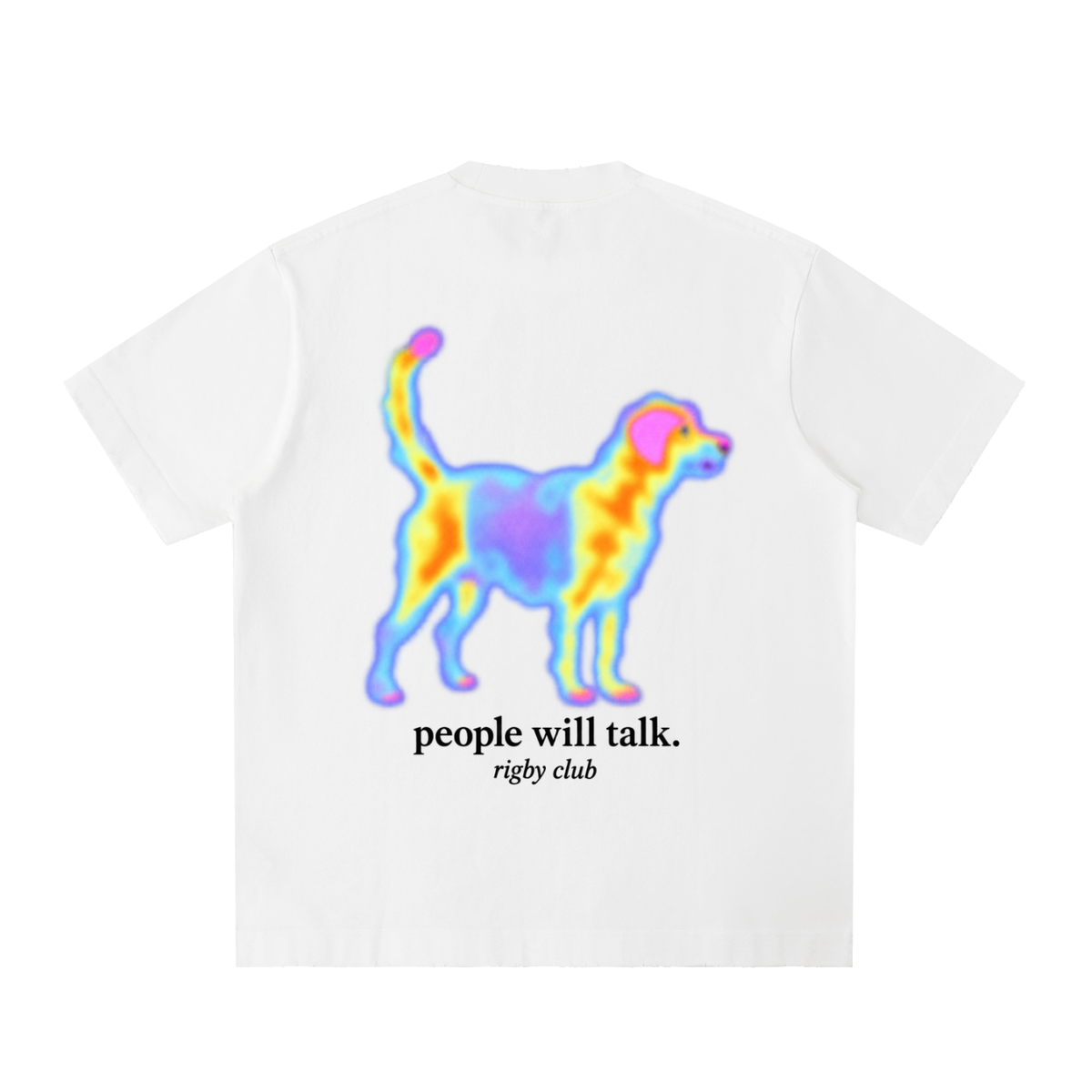 people will talk - Heavyweight Vintage Washed Frayed T-Shirt