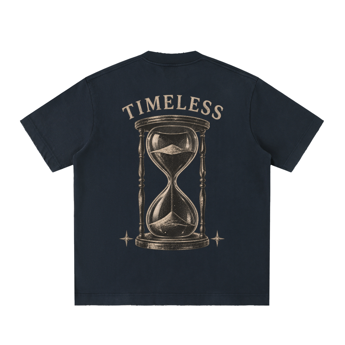 timeless - Heavyweight Vintage Washed Frayed T-Shirt