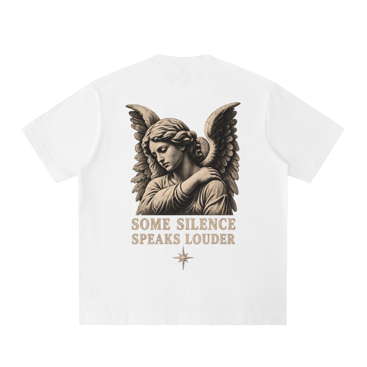echoes - Heavyweight Vintage Washed Frayed T-Shirt