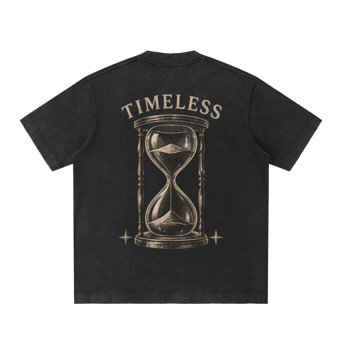 timeless - Heavyweight Vintage Washed Frayed T-Shirt