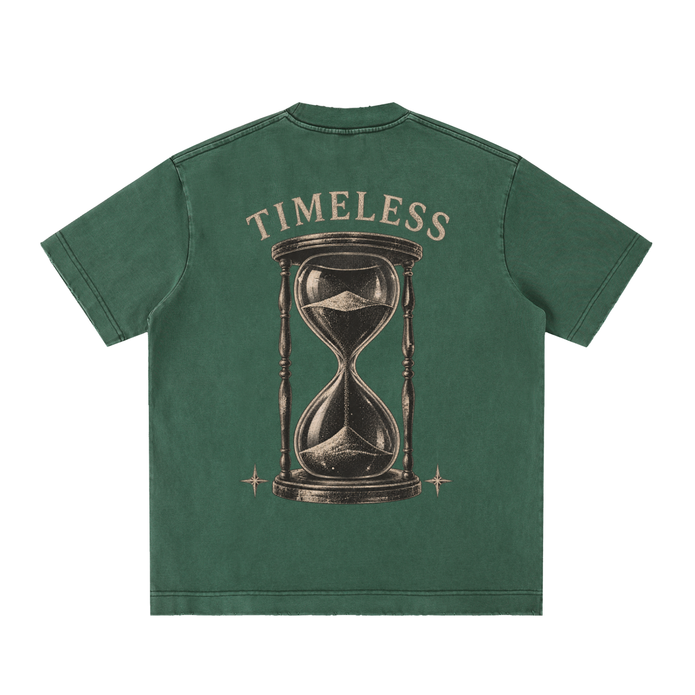 timeless - Heavyweight Vintage Washed Frayed T-Shirt