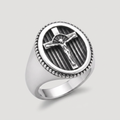 Jesus Cross Solid Ring
