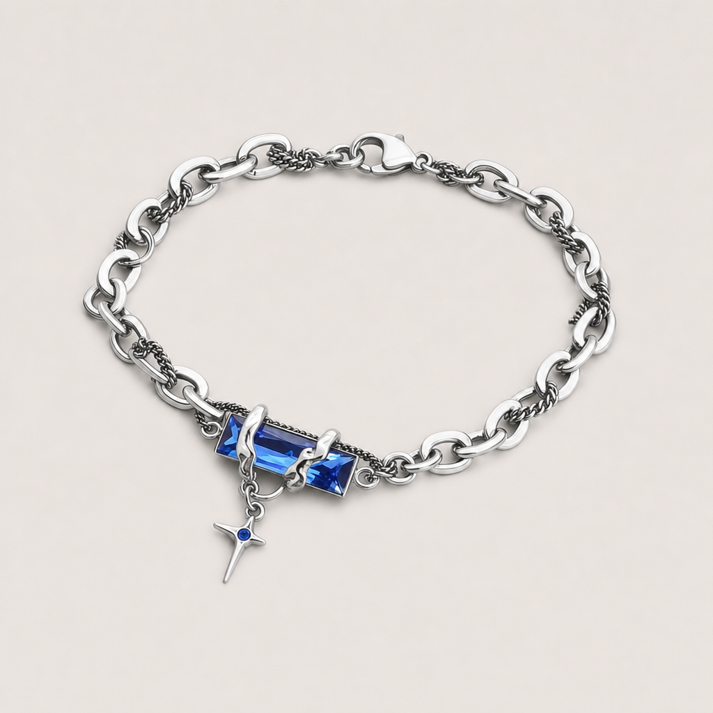 Star Rock Charm Chain