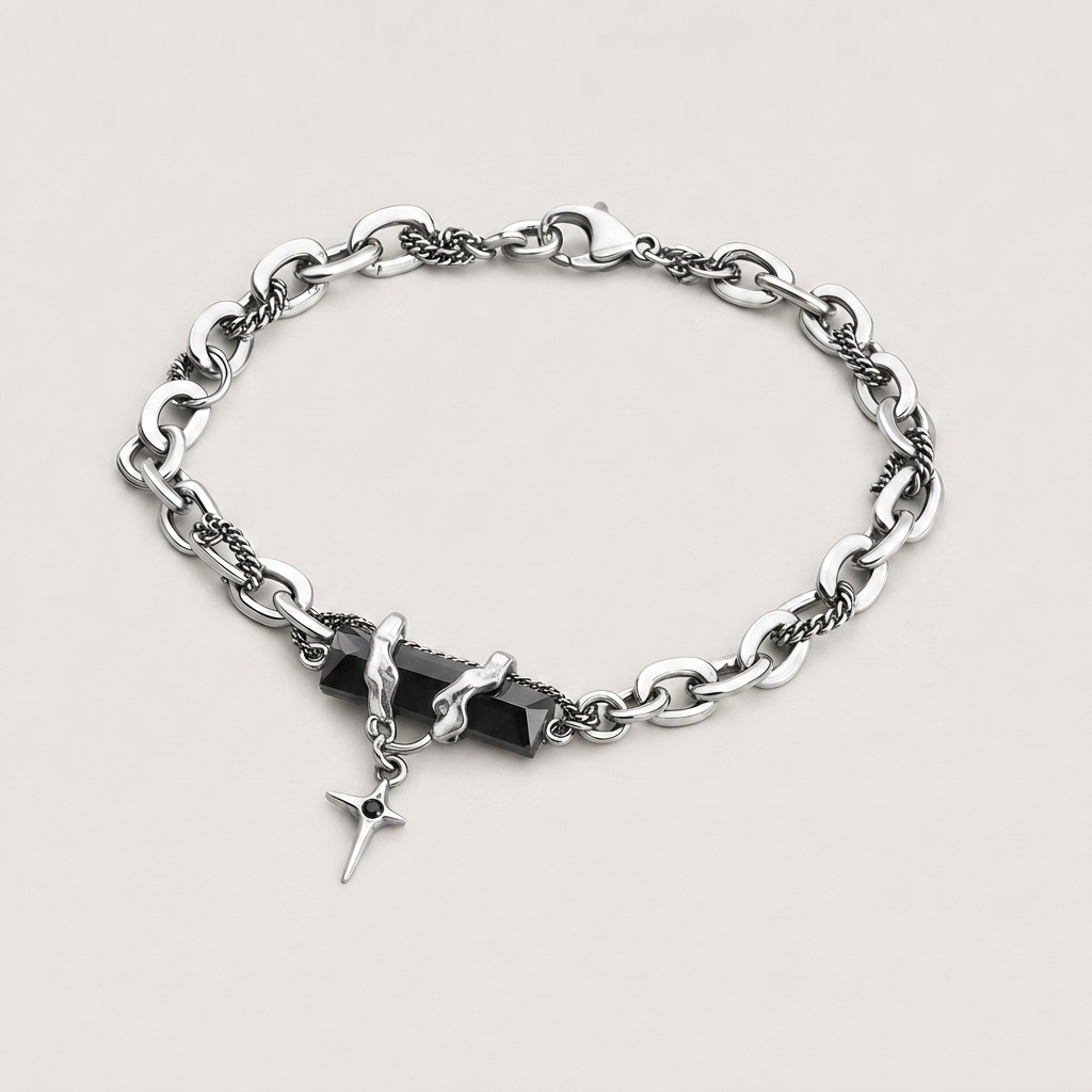 Star Rock Charm Chain